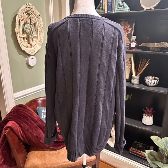 Men’s Nautica Blue Knit Sweater Size XL - Picture 8 of 11